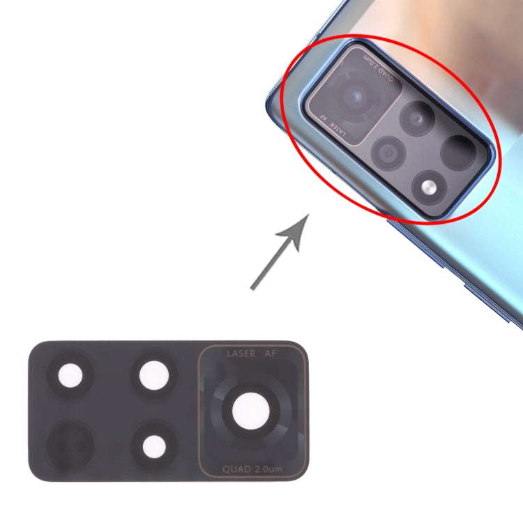 For Honor V40 5G 10pcs Back Camera Lens , For Honor V40 5G