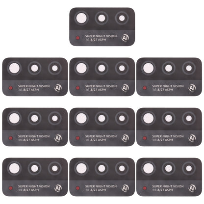 For Honor X10 Max 5G 10pcs Back Camera Lens , For Honor X10 Max 5G