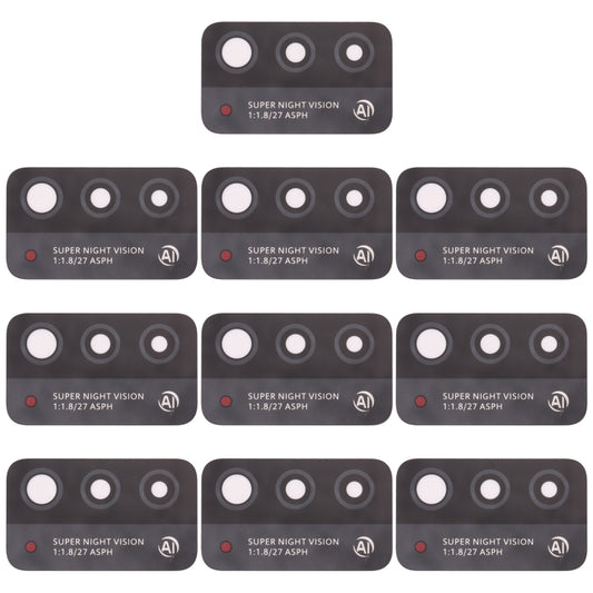 For Honor X10 Max 5G 10pcs Back Camera Lens , For Honor X10 Max 5G
