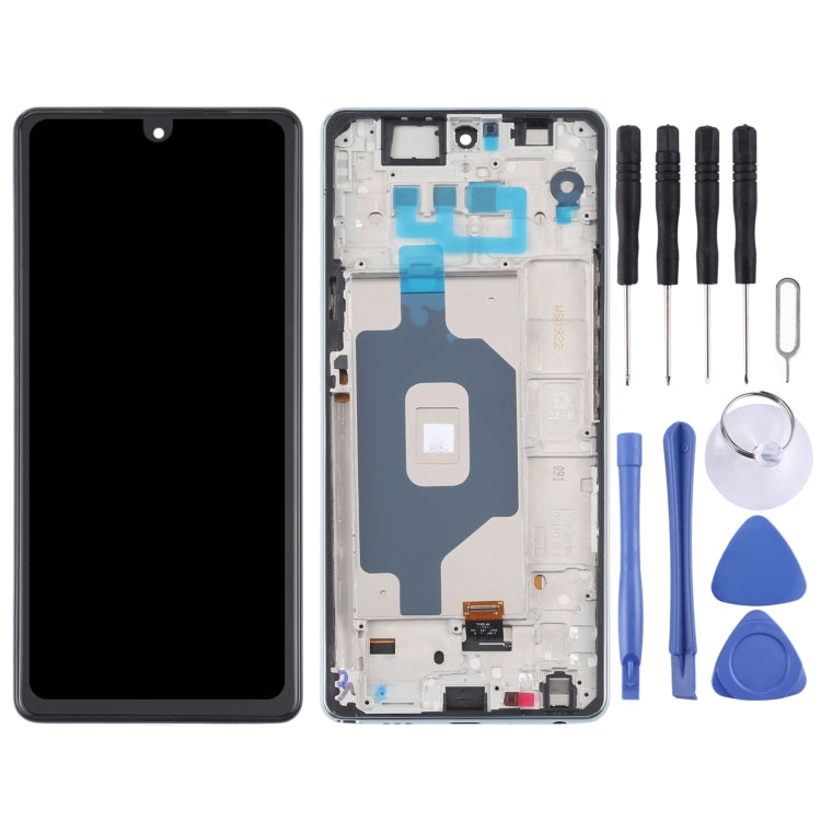 LCD Screen and Digitizer Full Assembly with Frame for LG Stylo 6 / K71 LMQ730TM LM-Q730TM LMQ730HA LM-Q730HA, For LG Stylo 6 / K71