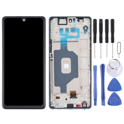 LCD Screen and Digitizer Full Assembly with Frame for LG Stylo 6 / K71 LMQ730TM LM-Q730TM LMQ730HA LM-Q730HA, For LG Stylo 6 / K71