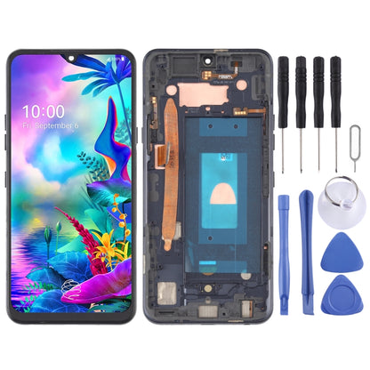 LCD Screen and Digitizer Full Assembly with Frame for LG G8X ThinQ LMG850EMW LM-G850