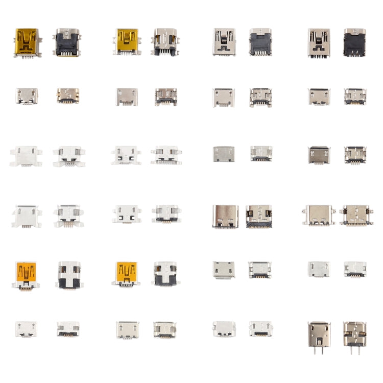 240 PCS/Set Micro USB / Type C Charging Port Connector, 240 PCS/Set