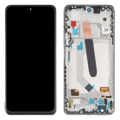 OLED Material LCD Screen and Digitizer Full Assembly With Frame for Xiaomi Redmi K40 / Redmi K40 Pro / Redmi K40 Pro+ / Mi 11i / Poco F3 / M2012K11AC M2012K11C M2012K11AG M2012K11G, For Xiaomi Redmi K40