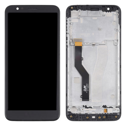 LCD Screen and Digitizer Full Assembly With Frame for Motorola Moto E6 / Moto E XT2005-3 XT2005-1 XT2005DL, For Motorola Moto E6