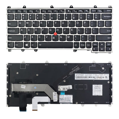 US Version Keyboard With Back Light for Lenovo Thinkpad Yoga 260 / Yoga 370 / X380, For Lenovo Thinkpad Yoga 260(Silver)