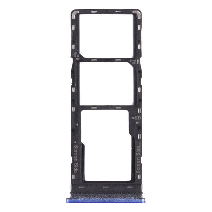 For Tecno Spark 6 Air KE6 KE6J KF6 SIM Card Tray + SIM Card Tray + Micro SD Card Tray, For Tecno Spark 6 Air
