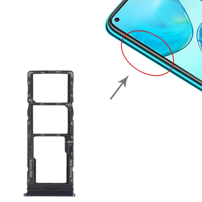 For Infinix Note 8i X683 SIM Card Tray + SIM Card Tray + Micro SD Card Tray