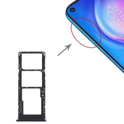 For Tecno Spark 5 Pro KD7 SIM Card Tray + SIM Card Tray + Micro SD Card Tray
