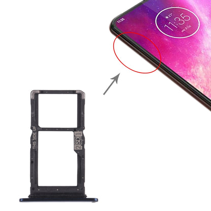 SIM Card Tray + SIM Card Tray / Micro SD Card Tray for Motorola One Hyper XT2027 XT2027-1, For Motorola One Hyper
