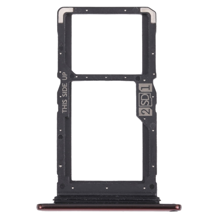 SIM Card Tray + SIM Card Tray / Micro SD Card Tray for Motorola One Hyper XT2027 XT2027-1, For Motorola One Hyper