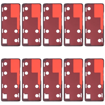 10 PCS Back Housing Cover Adhesive for Xiaomi Redmi Note 10 Pro, For Xiaomi Redmi Note 10 Pro