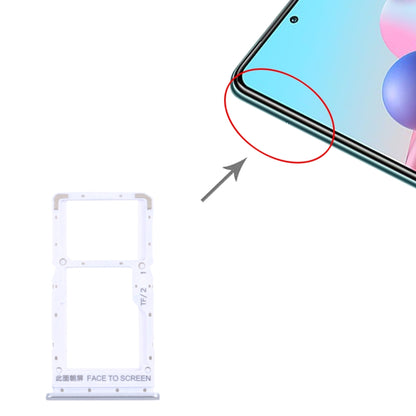 SIM Card Tray + SIM Card Tray / Micro SD Card Tray for Xiaomi Redmi Note 10 5G / Poco M3 Pro 5G / Redmi Note 10T 5G M2103K19G M2103K19C M2103K19PG M2103K19PI, For Xiaomi Redmi Note 10 5G