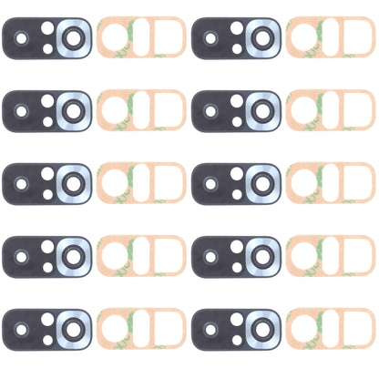 10 PCS Back Camera Lens for Xiaomi Redmi Note 10S M2101K7BG M2101K7BI M2101K7BNY, For Xiaomi Redmi Note 10S(Silver), For Xiaomi Redmi Note 10S(Black)