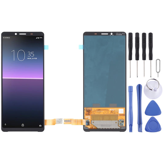 Original LCD Screen and Digitizer Full Assembly for Sony Xperia 10 II, For Sony Xperia 10 II