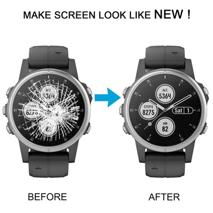 LCD Screen and Digitizer Full Assembly With Frame for Garmin Fenix 5S Plus Sapphire Version, For Garmin Fenix 5S Plus Sapphire Version