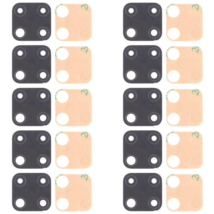 For OPPO Realme C25 RMX3193, RMX3191 10pcs Back Camera Lens
