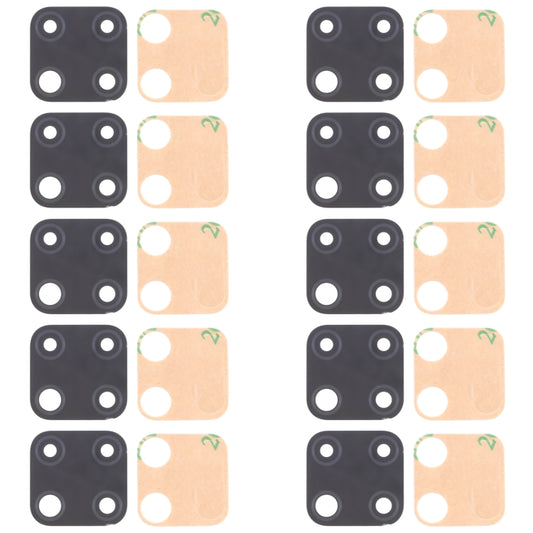 For OPPO Realme C25 RMX3193, RMX3191 10pcs Back Camera Lens, For OPPO Realme C25