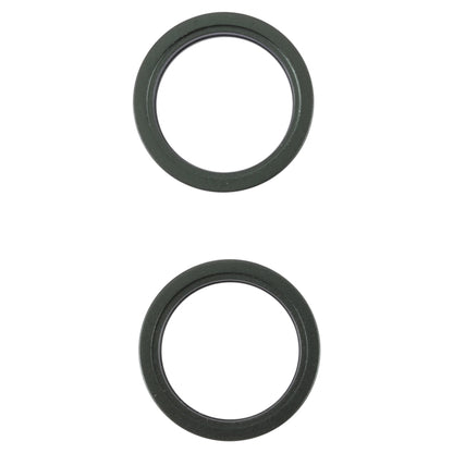 2 PCS Rear Camera Glass Lens Metal Outside Protector Hoop Ring for iPhone 13, For iPhone 13, For iPhone 13 (Outside)