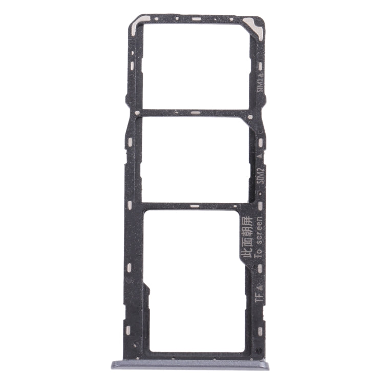 For OPPO Realme C3 RMX2027, RMX2020, RMX2021  SIM Card Tray + SIM Card Tray + Micro SD Card Tray