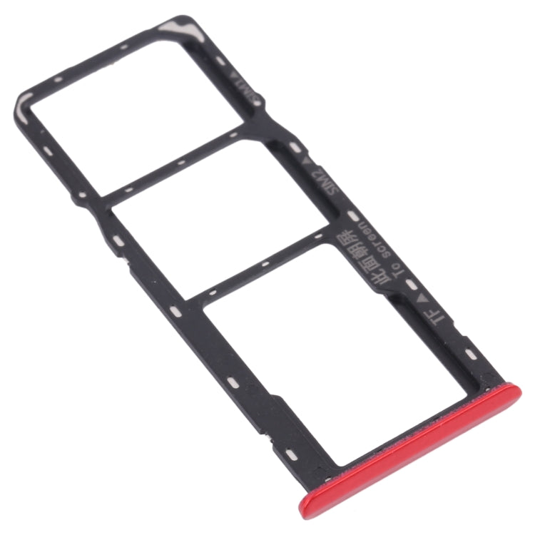 For OPPO Realme C3 RMX2027, RMX2020, RMX2021  SIM Card Tray + SIM Card Tray + Micro SD Card Tray