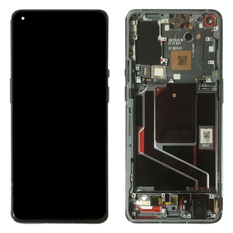 For OnePlus 9 Pro LE2121 LE2125 LE2123 LE2120 Digitizer Full Assembly With Frame Original LCD Screen, For OnePlus 9 Pro(Green)