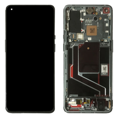 For OnePlus 9 Pro LE2121 LE2125 LE2123 LE2120 Digitizer Full Assembly With Frame Original LCD Screen, For OnePlus 9 Pro(Green)