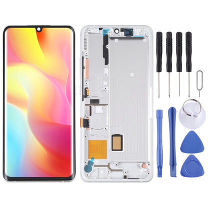 AMOLED Material LCD Screen and Digitizer Full Assembly With Frame for Xiaomi Mi Note 10 Lite M2002F4LG , For Xiaomi Mi Note 10 Lite (AMOLED)