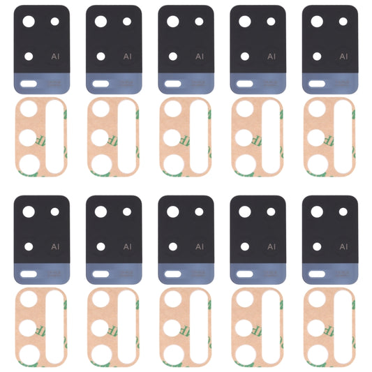 For OPPO A54 4G 10 PCS Back Camera Lens, For OPPO A54 4G(Black), For OPPO A54 4G(Blue)