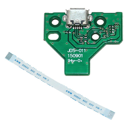 JCD JDS-011 USB Charging Port Board with 12 Pin FPC Flex Cable For PS4, JCD JDS-011