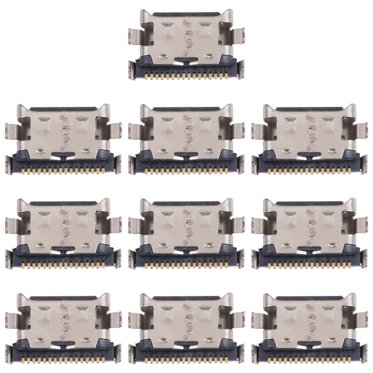 10 PCS Charging Port Connector for Honor X10 Max 5G, For Honor X10 Max 5G