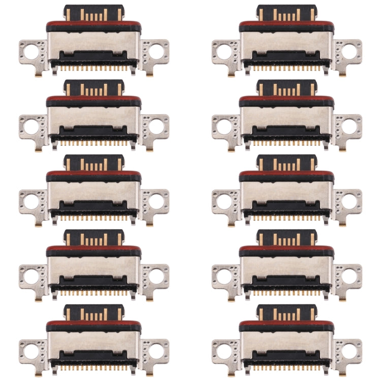 10 PCS Charging Port Connector for Xiaomi  Mi 11 Ultra  M2102K1G, M2102K1C, For Xiaomi Mi 11 Ultra