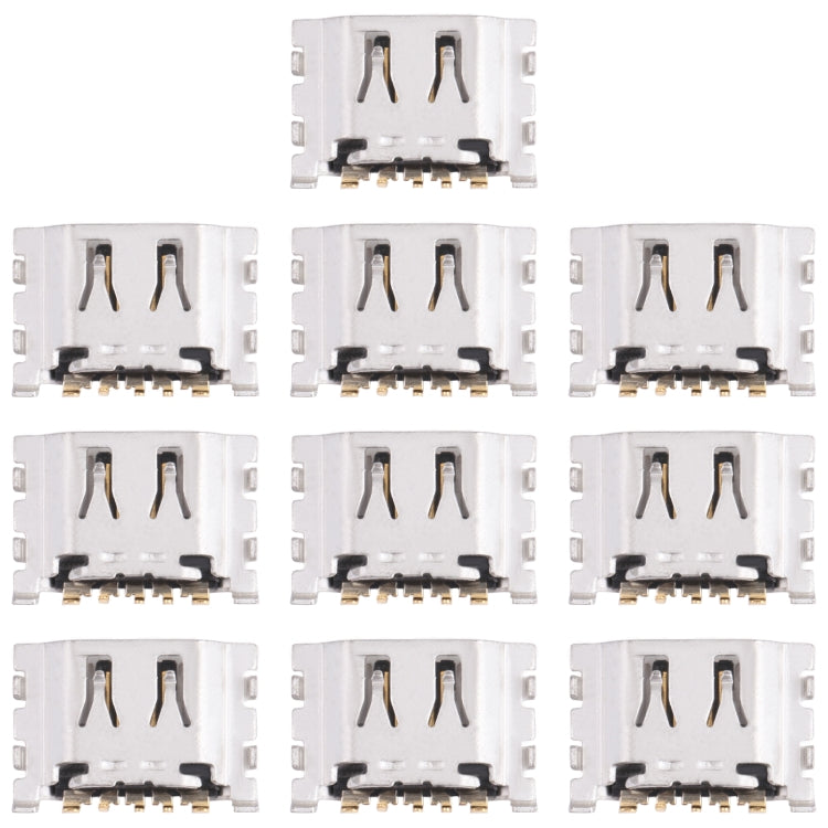 For OPPO Realme 5 / Realme 5s / Realme 5i RMX1911, RMX1919, RMX1925, RMX2030, RMX2032 10pcs Charging Port Connector