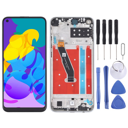 LCD Screen and Digitizer Full Assembly With Frame for Honor Play 4T