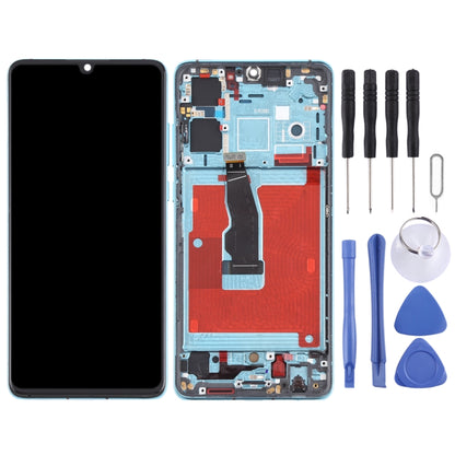 LCD Screen and Digitizer Full Assembly With Frame for Huawei P30
