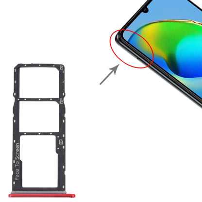For ZTE Blade V40 Vita SIM Card Tray + SIM Card Tray + Micro SD Card Tray
