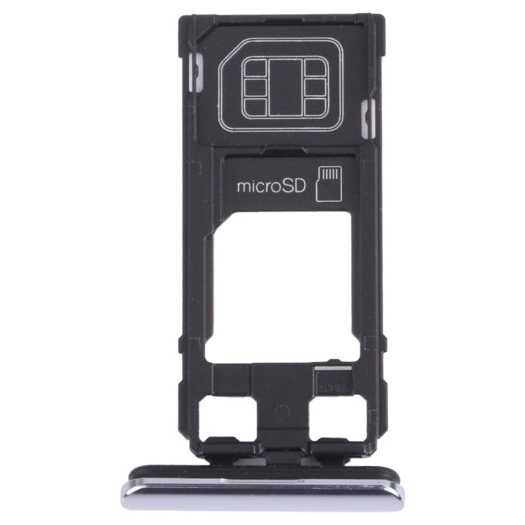 SIM Card Tray + Micro SD Card Tray for Sony Xperia 1 / Xperia XZ4, For Sony Xperia 1 / Xperia XZ4
