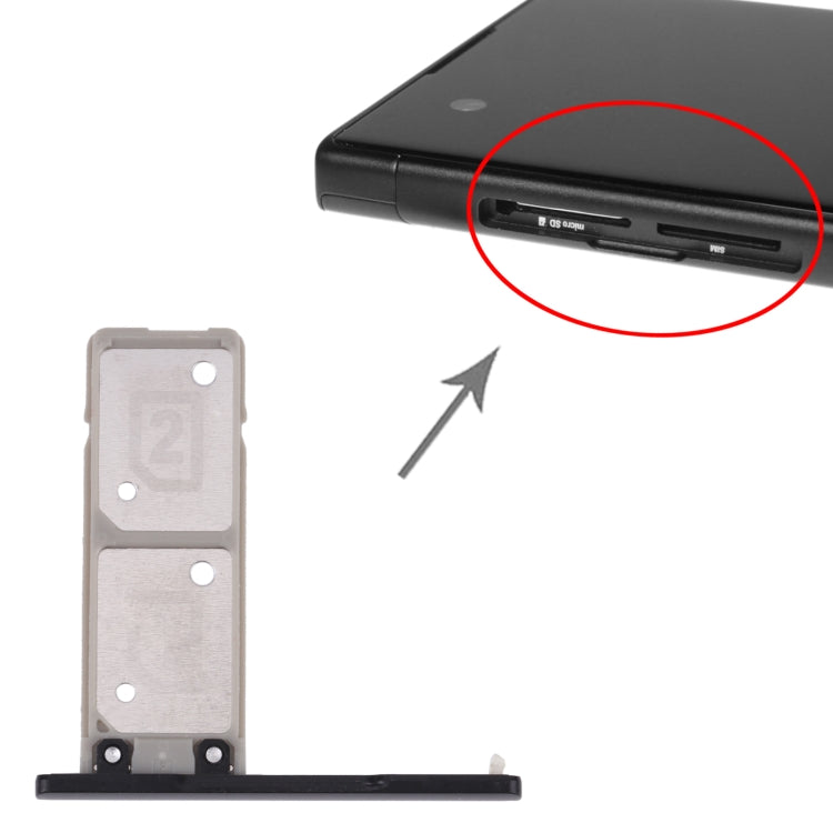 SIM Card Tray + SIM Card Tray for Sony Xperia XA1 Ultra / Xperia XA1, For Sony Xperia XA1 Ultra / Xperia XA1 (Dual Card)