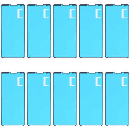10 PCS Original Front Housing Adhesive for Sony Xperia 10 III / Xperia 10 II, For Sony Xperia 10 III / Xperia 10 II
