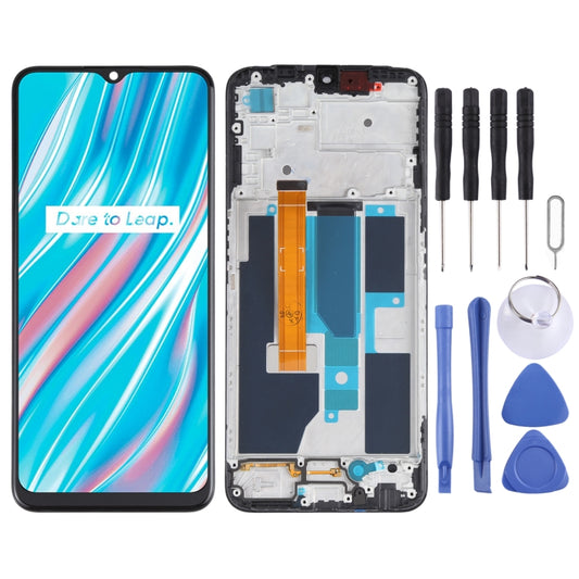 Original LCD Screen and Digitizer Full Assembly With Frame for OPPO A55 5G / Realme V11 5G PEMM00 PEMM20 PEMT00 PEMT20