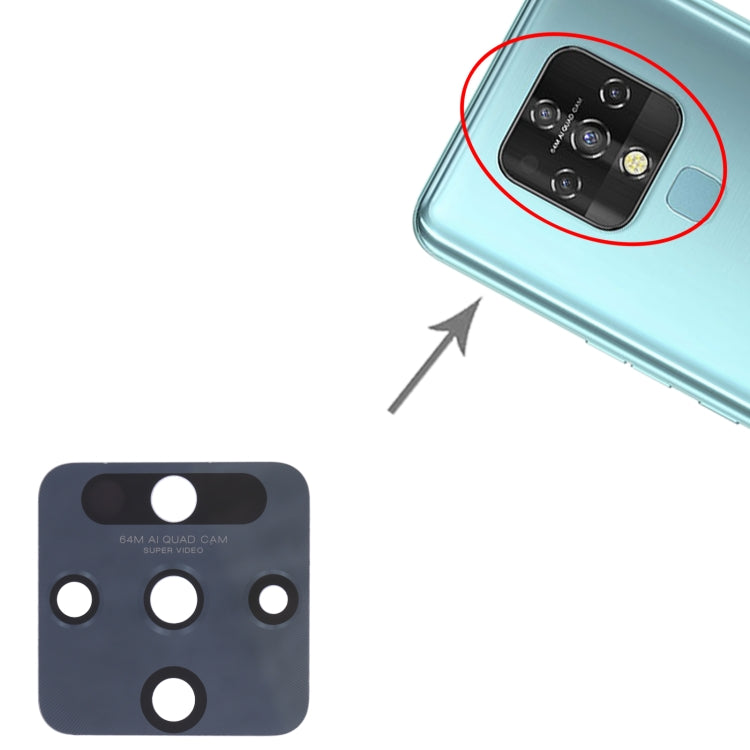 For Tecno Camon 16 / Camon 16 Premier CE7, CE7j, CE9h, CE9, CD6j 10pcs Back Camera Lens, For Tecno Camon 16 / Camon 16 Premier