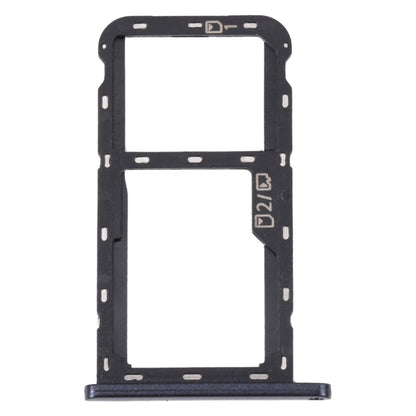 For ZTE Blade A72 SIM Card Tray + SIM Card Tray / Micro SD Card Tray, For ZTE Blade A72