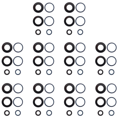 For OnePlus Nord 2 10pcs Back Camera Lens, For OPPO Nord 2