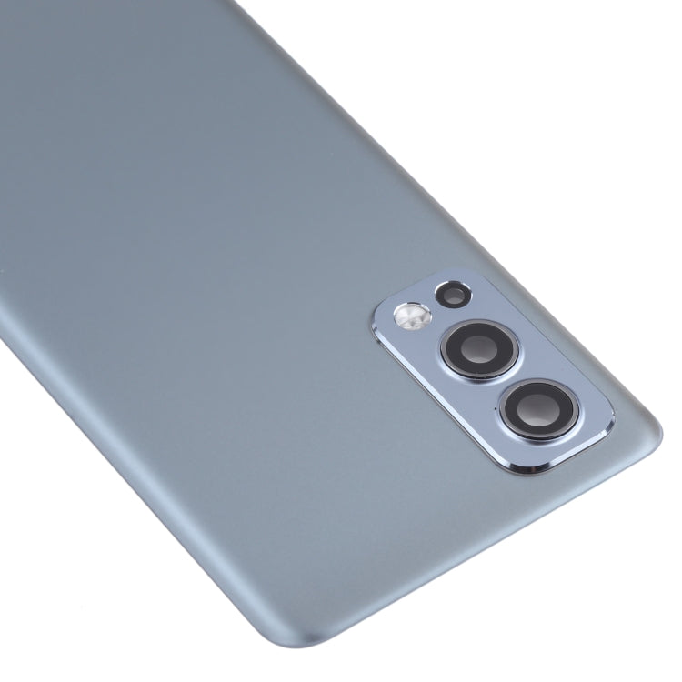 For OnePlus Nord 2 Battery Back Cover with Camera Lens Frame, For OnePlus Nord 2
