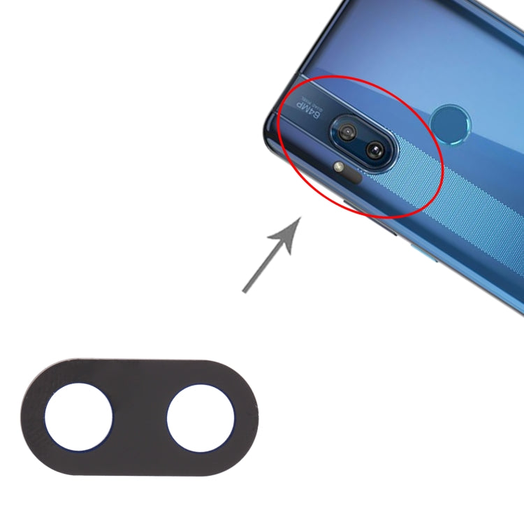 10 PCS Back Camera Lens for Motorola One Hyper, For Motorola One Hyper