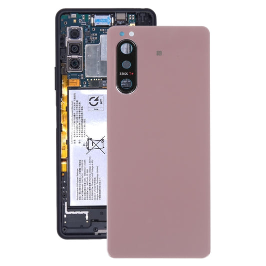 Battery Back Cover with Camera Lens Frame for Sony Xperia 5 II, For Sony Xperia 5 II