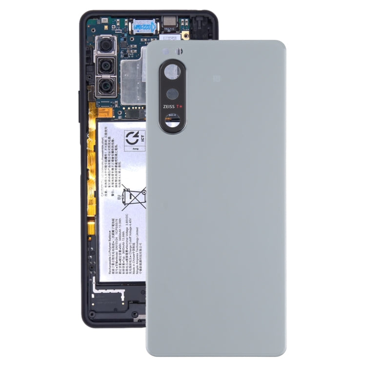 Battery Back Cover with Camera Lens Cover for Sony Xperia 5 II, For Sony Xperia 5 II