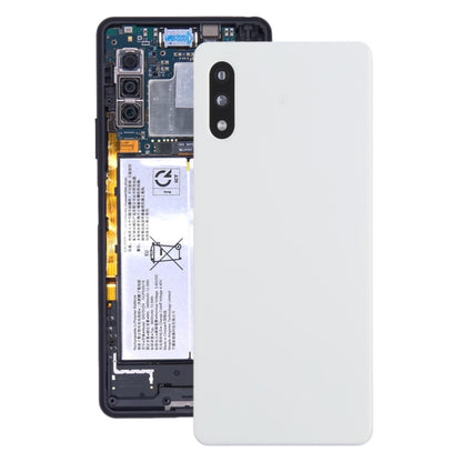 Battery Back Cover with Camera Lens Cover for Sony Xperia Ace II SO-41B, For Sony Xperia Ace II