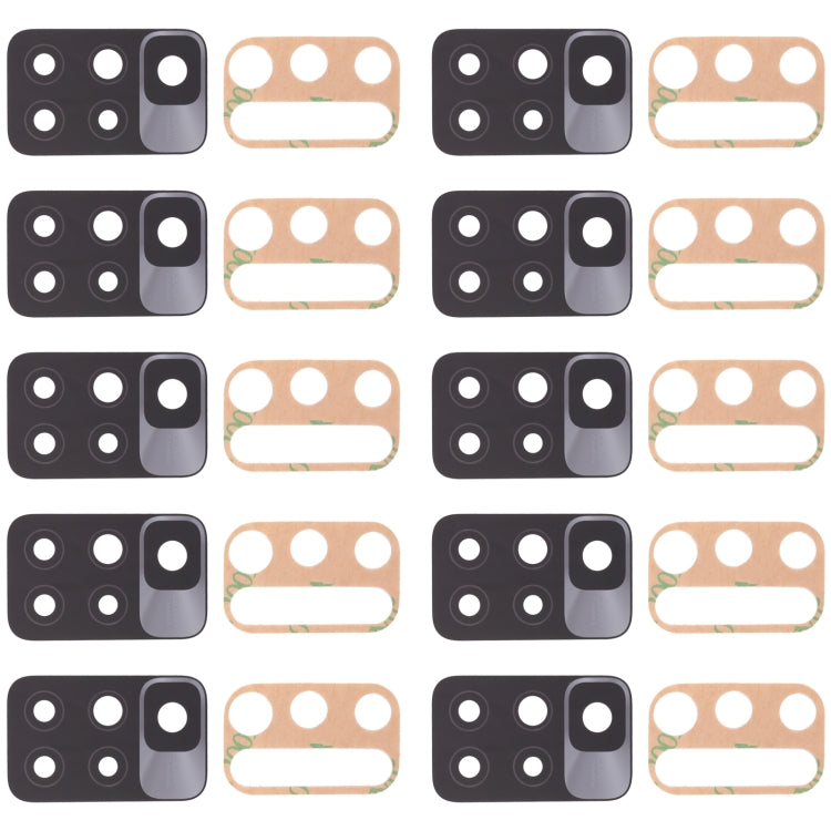 10 PCS Back Camera Lens for Xiaomi Redmi Note 11 4G / Redmi 10 2022 / Redmi 10 Prime 2022 / Redmi 10 Prime / Redmi 10 21061119AG 21061119BI, For Xiaomi Redmi 10 Prime / Redmi 10