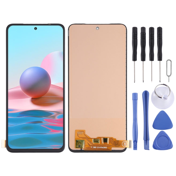 TFT Material LCD Screen and Digitizer Full Assembly (Not Supporting Fingerprint Identification) for Xiaomi Redmi Note 10 4G / Redmi Note 10S / Redmi Note 11 SE India / Poco M5s  M2101K7BG M2101K7BI M2101K7BNY M2101K7BL����������������������������������...